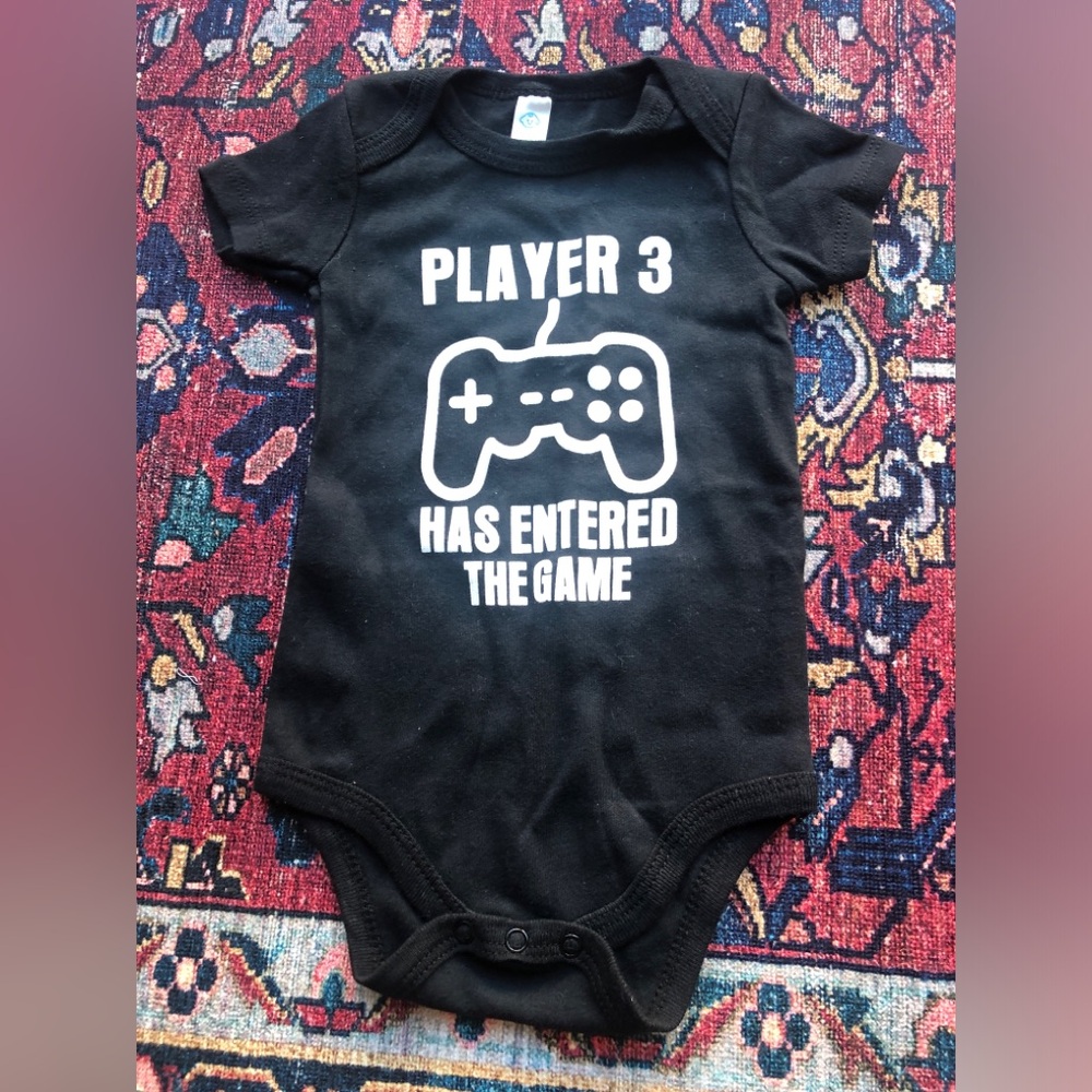 Nintendo Theme Onesie - Newborn Size